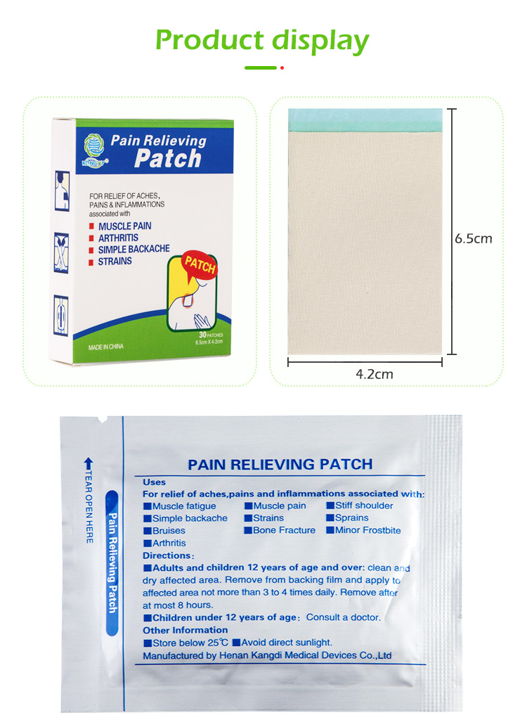 Menthol Pain Patch