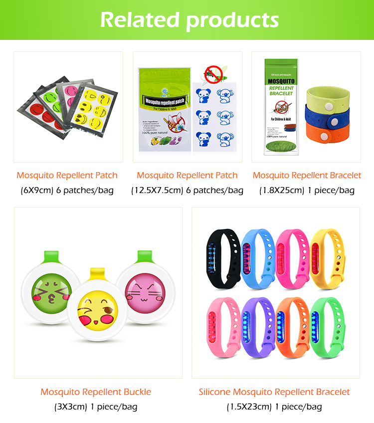 Mosquito Repellent Patches and Bracelets