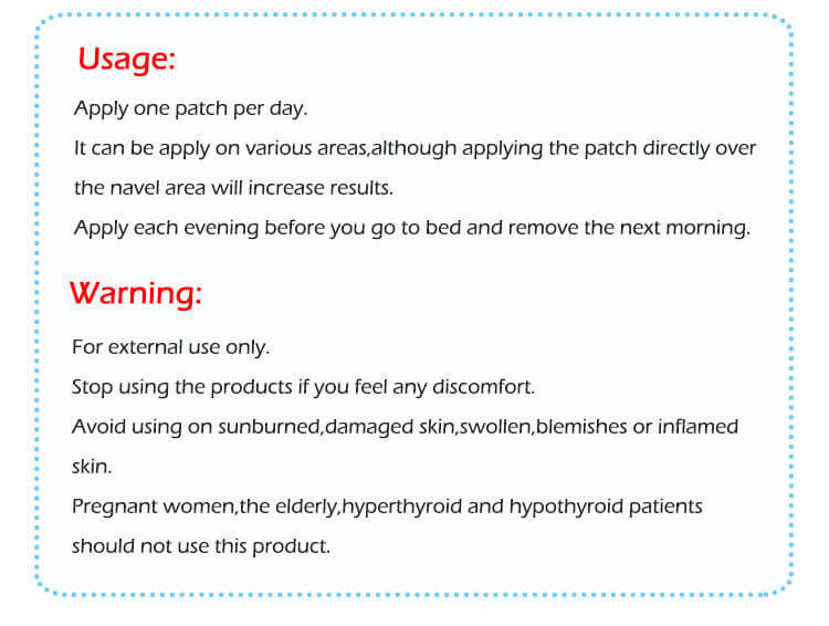 usages and warning of slimming patch.jpg