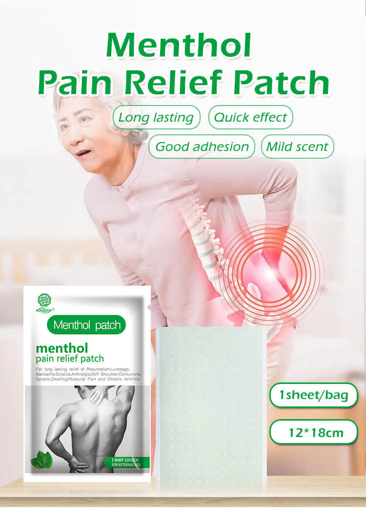 menthol pain relief patch