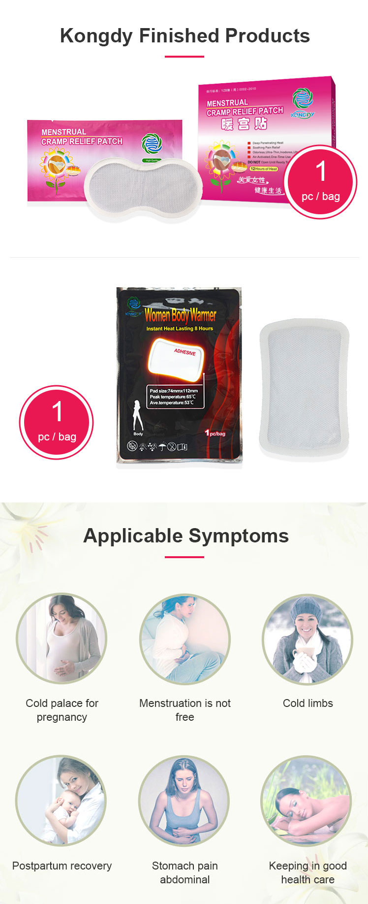 menstrual cramp relief patch