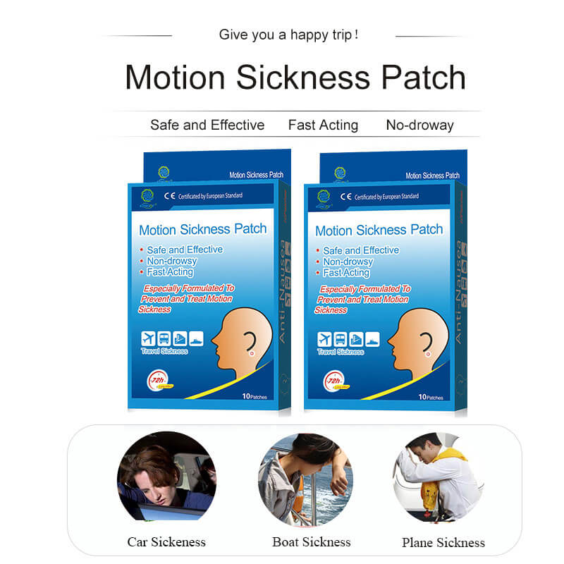 Motion sickness patches